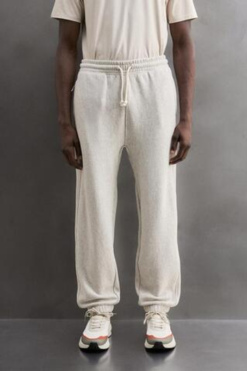 ZARA ДЖОГГЕРЫ RELAXED FIT, СЕРЫЙ МЕЛАНЖ