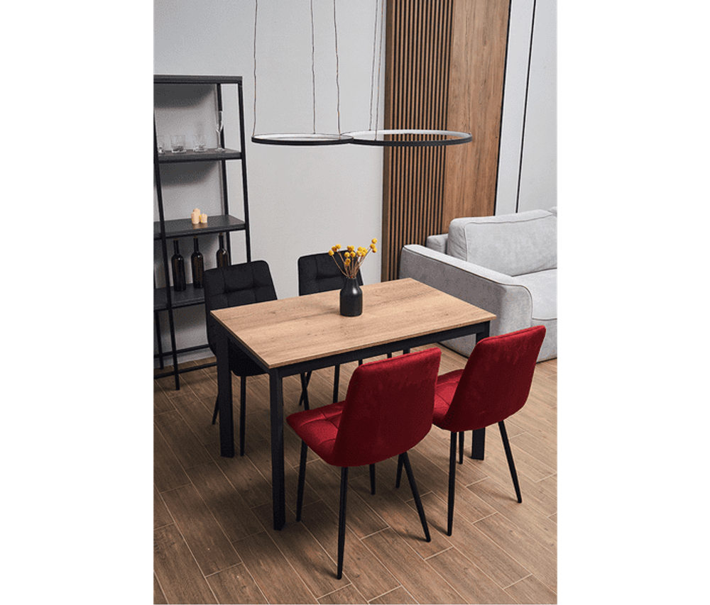 Стол обеденный Dikline L110 Black (раздвижной)