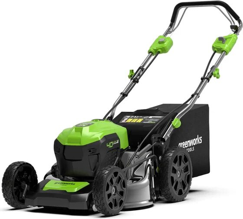 Газонокосилка самоходная аккум.GREENWORKS 40v,46 см, в комплекте с АКБ 4 А·ч и ЗУ (GD40LM46SPk4)