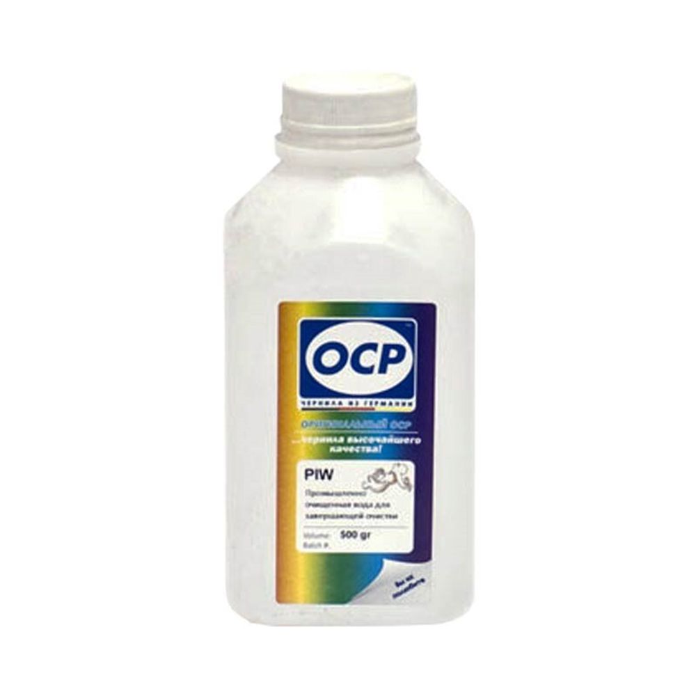 Промывочная промышленно-очищенная вода OСР PIW Pure Ink Water (500мл, бесцветная) Промывочная промышленно-очищенная вода OСР PIW Pure Ink Water (500мл, бесцветная)