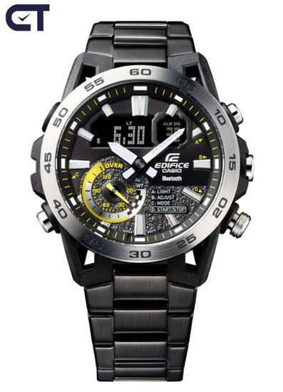 CASIO ECB-40DC-1ADF мужские часы — карбоновый EDIFICE SOSPENSIONE с Bluetooth