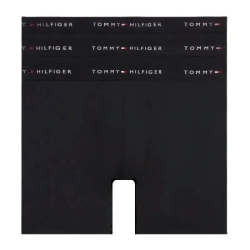 Мужские спортивные боксеры Tommy Hilfiger Stretch Microfiber Long Boxer 3P - black
