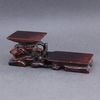 Подставка под посуду 2-х ярусная, дерево, 19/6,5см высота 7см