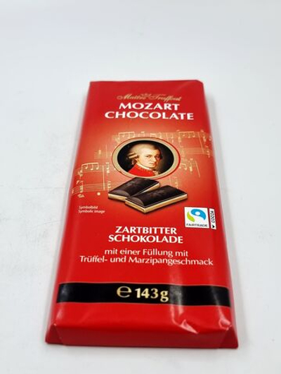 Шоколад ТЕМНЫЙ MOZART Maitre Truffout с марципаном 143 г (из Финляндии)