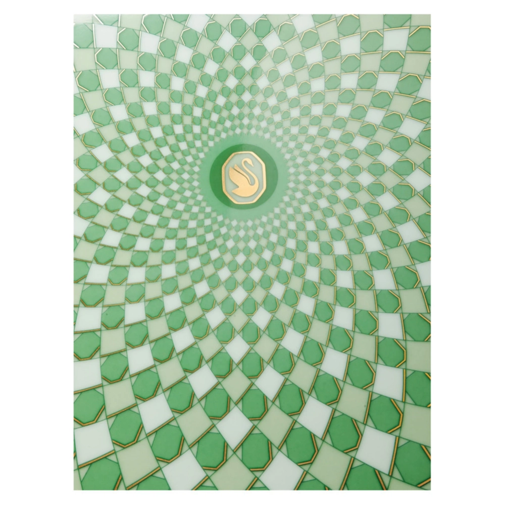 Набор из 2-х тарелок Rosenthal Swarovski "Signum Green" 18см