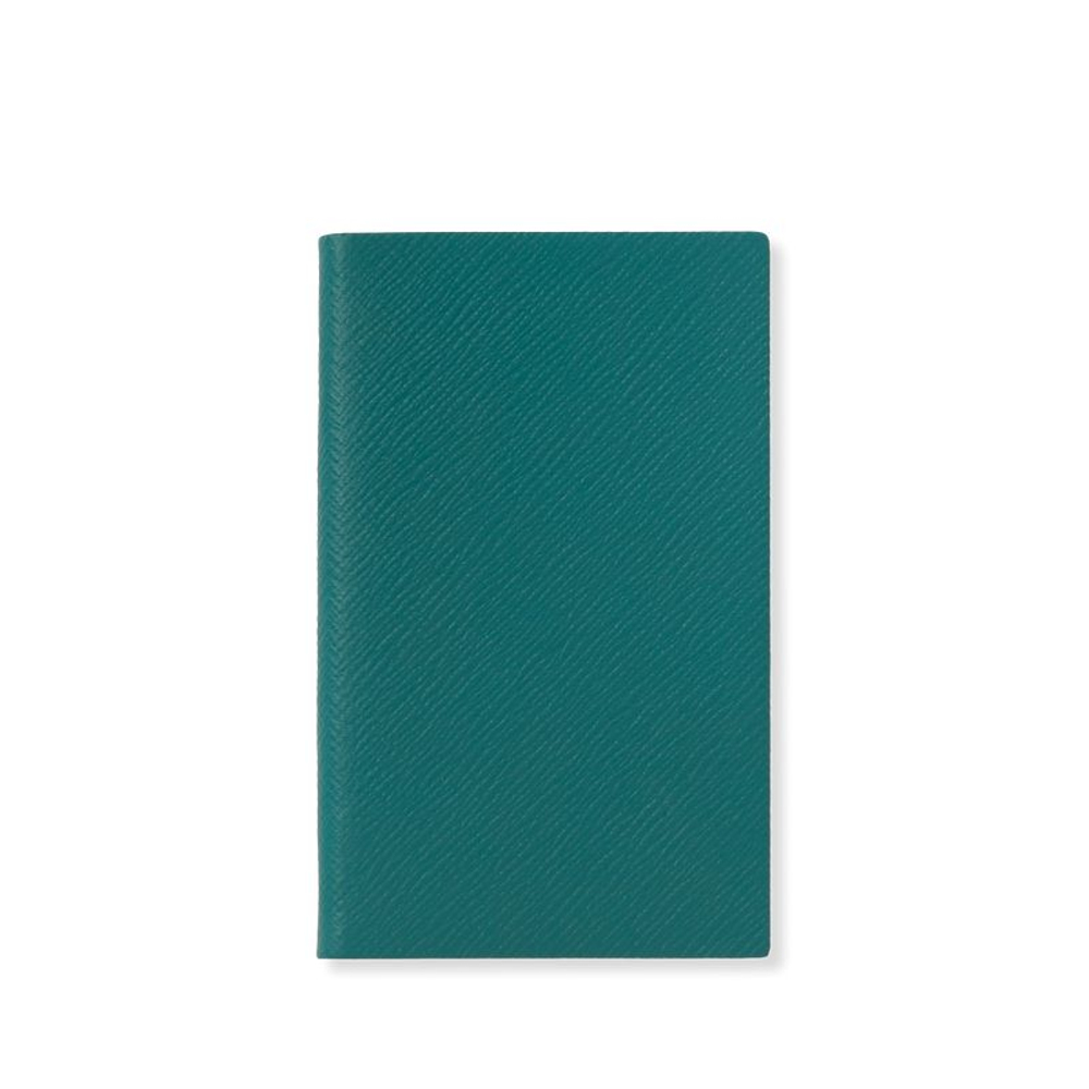 Smythson Блокнот Panama Notebook Liberty Nile Blue