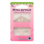 Иглы ручные с острым кончиком для шитья №8, 20 шт