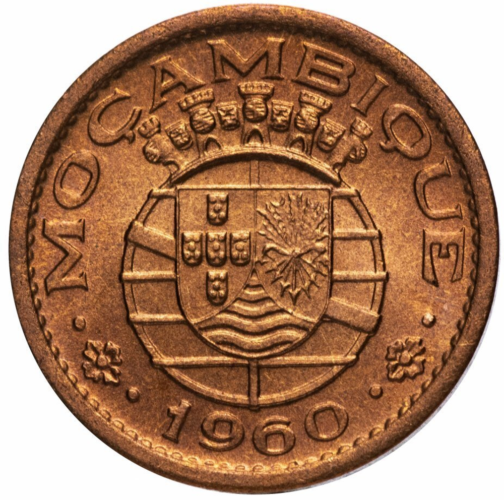 10 сентаво Мозамбик. 1960 год. XF-AU
