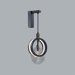 5421/17WL HIGHTECH ODL_EX25 083 черный/золото/металл/стекло Настенный светильник LED 17W 3000K 986Лм MERCURY