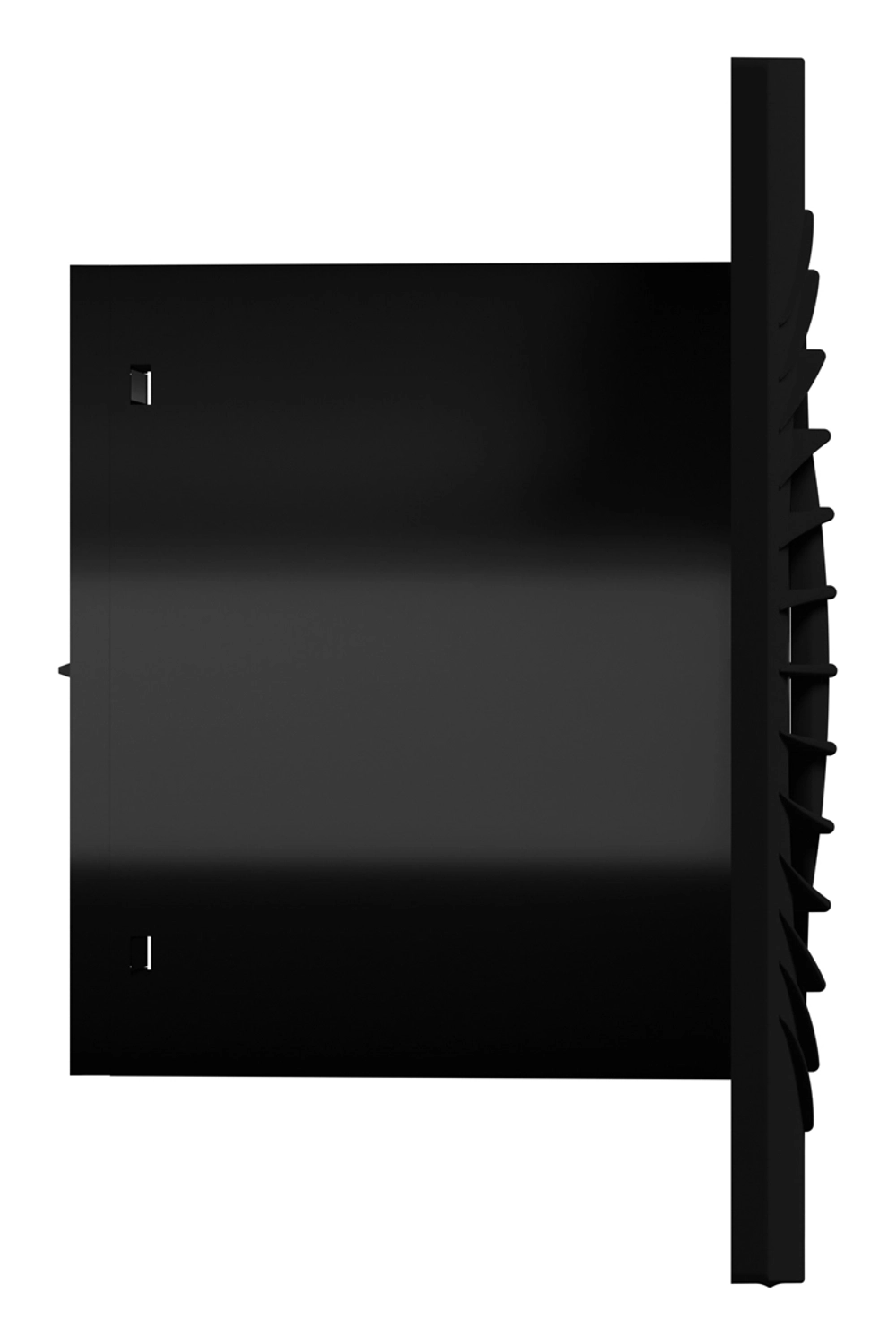 Вентилятор накладной SLIM D100 обратный клапан Matt black