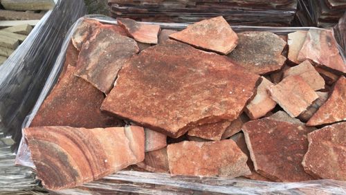 Песчаник плитняк Красный Орех Песчаник плитняк Красный Орех