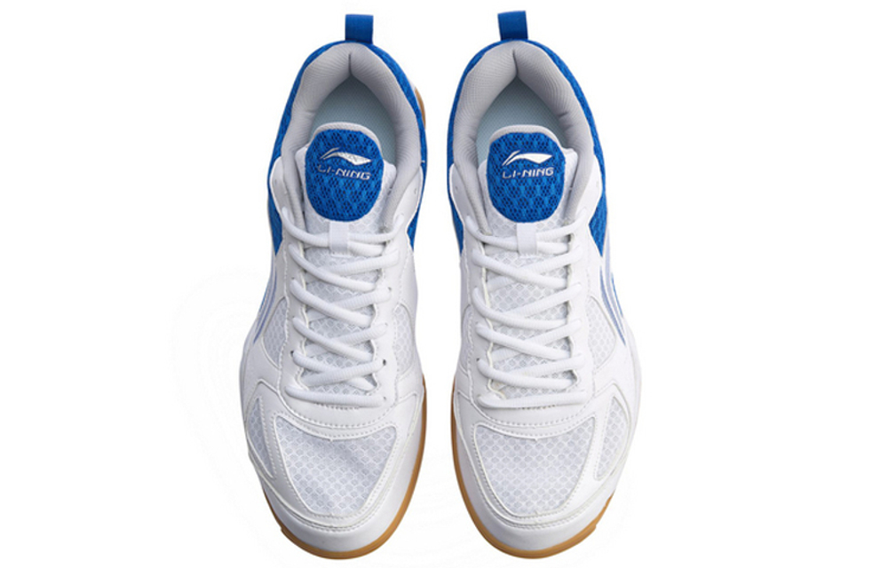 LINING Men"s Table Tennis Training Shoes - White/Blue