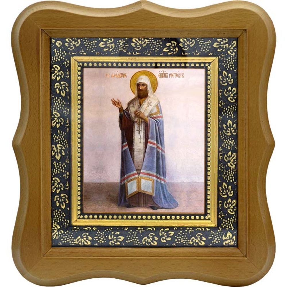 Феодор, архиепископ Ростовский, святитель. Икона на холсте.