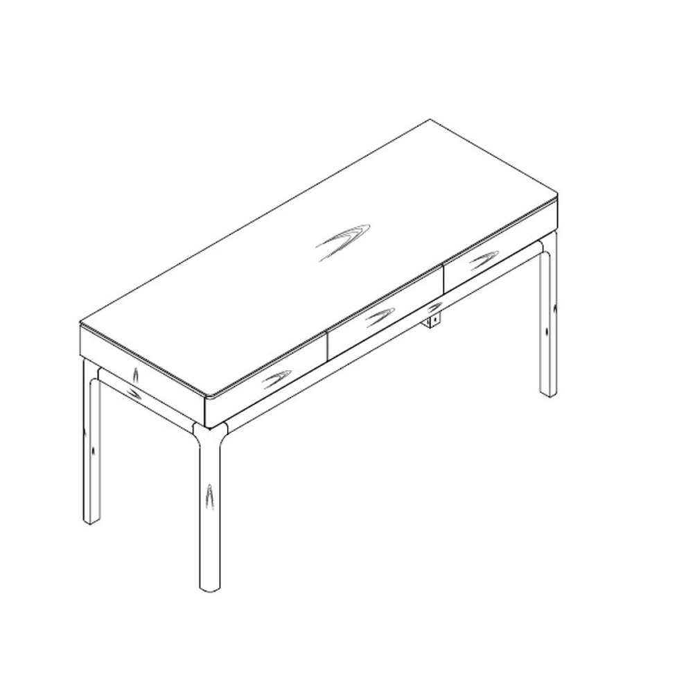 Письменный стол MOD INTERIORS CALPE, 160x59.5x78