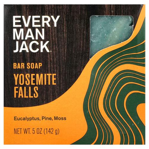 Every Man Jack, кусковое мыло, Yosemite Водопад, 142 г (5 унций)
