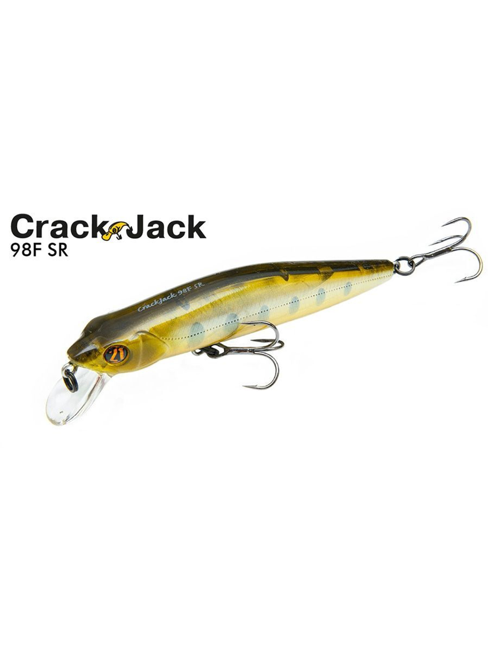 Воблер для рыбалки Pontoon21 Crackjack 98F-SR, 98мм., 14.8гр., заглубление 0.7-1 м., цвет A17