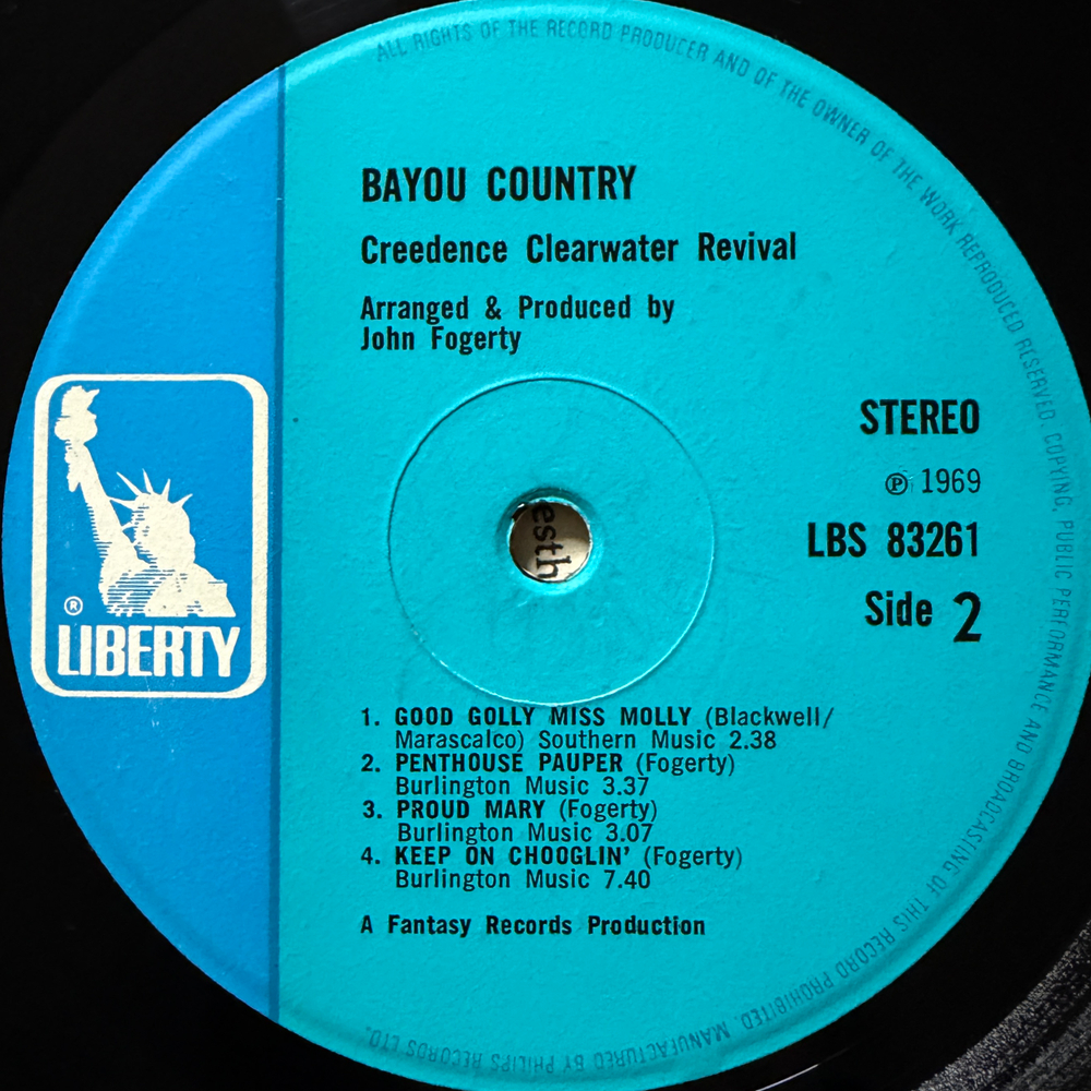 Creedence Clearwater Revival - Bayou Country (Англия 1969г.)
