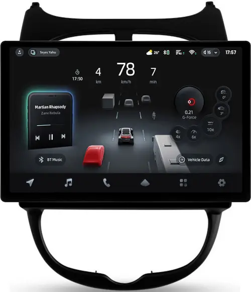 Магнитола для Peugeot 206 1998-2012 - Teyes CC4-PRO монитор 13" 2K QLED на Android 13, Быстрейшая, Snapdragon 778G, ИИ, CarPlay, DSP, 4G SIM-слот