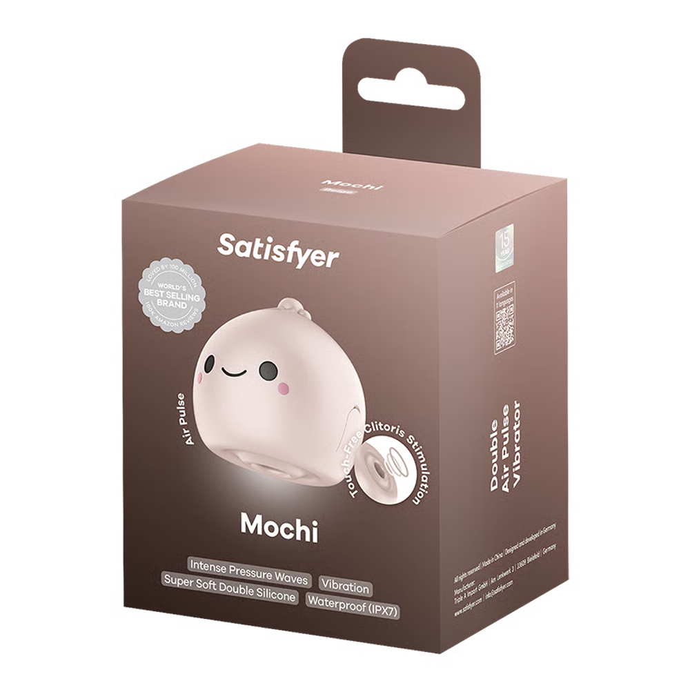 Вакуумный стимулятор клитора Satisfyer Mochi, бежевый