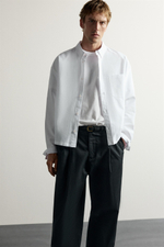 РУБАШКА BOXY FIT — ZARA