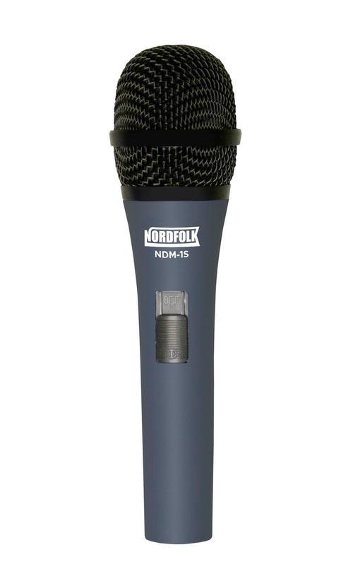 Nordfolk NDM-1S динамический микрофон, кардиоидный, кабель XLR-XLR 3м, держатель, пластиковый