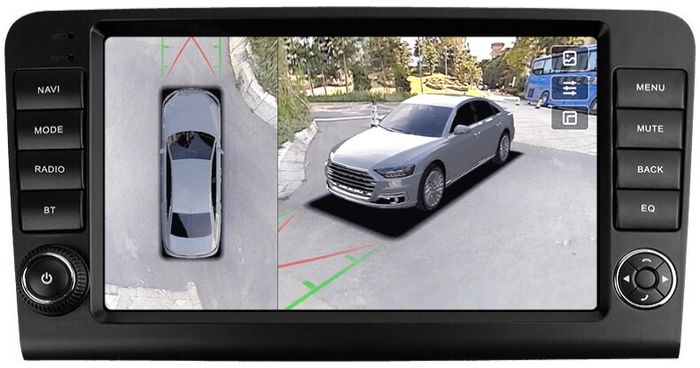 Магнитола для Mercedes-Benz R (W251) 2005-2015 (рамка с крутилками) - Teyes CC3-2K-360 на Android 10, Быстрая, 2K QLED, CarPlay, 4G SIM-слот, 4 камеры в комплекте