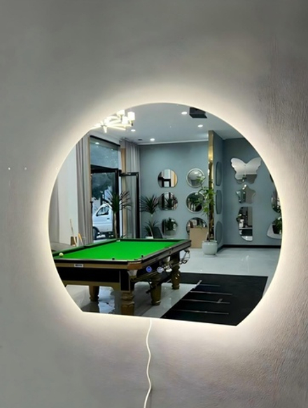 Зеркало REIN LED 938F 600*700 мм трехцветная подсветка, режим антизапотевания