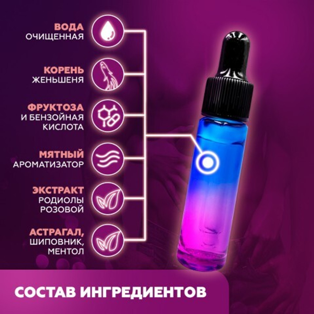 Многокомпонентные капли Potential 69 мужские 7,5 мл (12 порций)