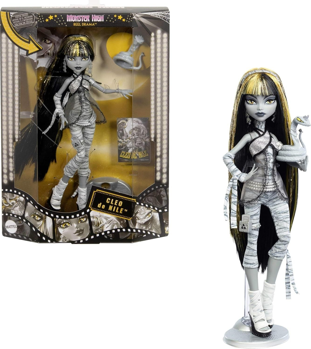 Кукла Monster high Клео Reel Drama Перевыпуск 2025