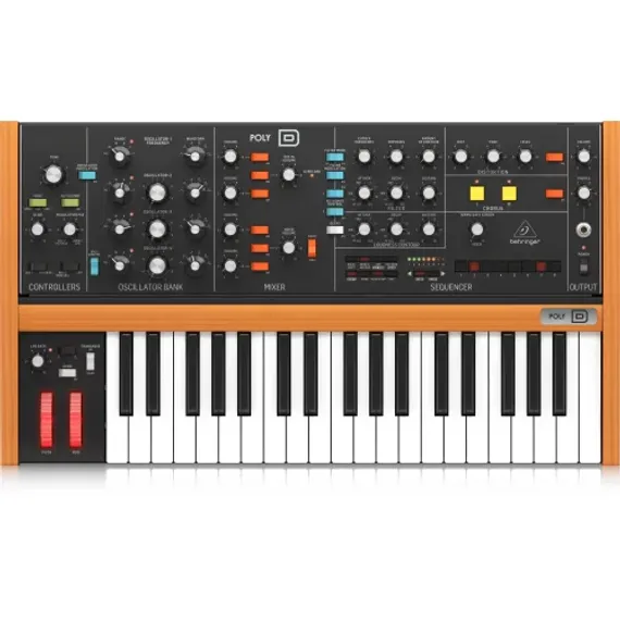 BEHRINGER POLY D - аналоговый 4-х голосный полифонический синтезатор