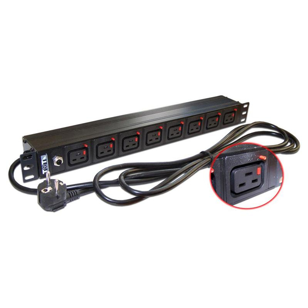 Блок распределения питания (PDU) LANMASTER TWT-PDU-16A8C9L-3.0