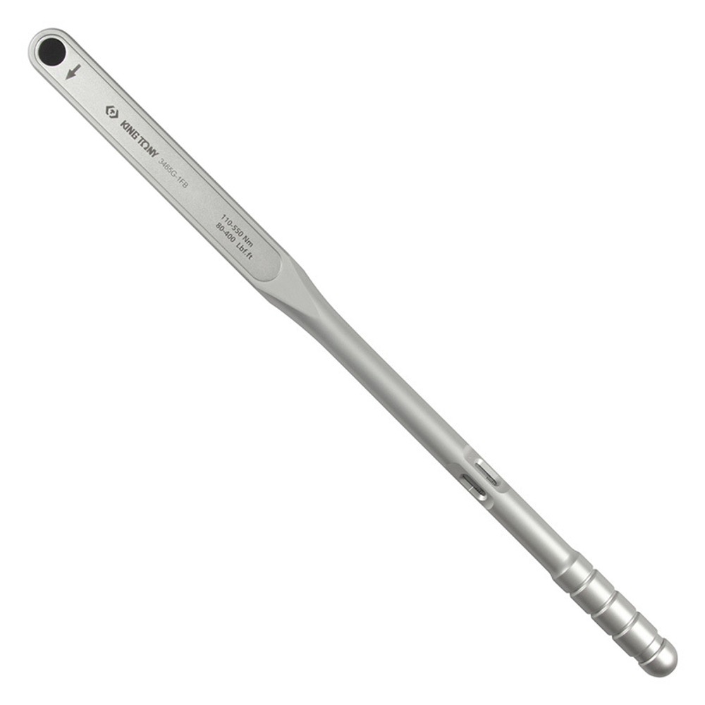 KING TONY (3465G-1FB) Динамометрический ключ серии "ALUMINIUM", 3/4", 110-550 Нм, футляр