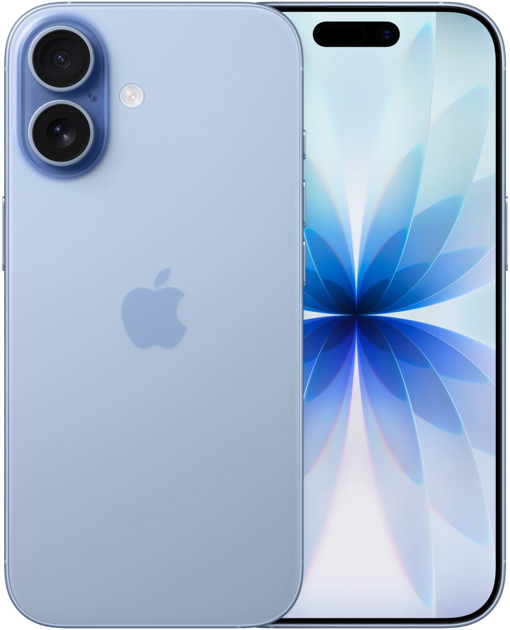 Смартфон Apple A3520 iPhone 17 256Gb голубой моноблок 3G 4G 1Sim 6.3" 1206x2622 iOS 26 48Mpix 802.11 a/b/g/n/ac/ax/be NFC GPS Protect
