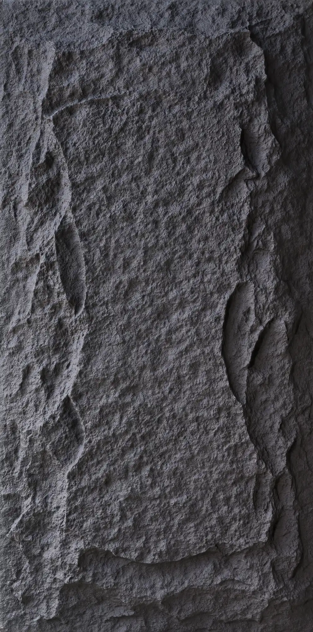 Полиуретановая панель под камень, Черный / 6 SM PU STONE PANEL-Mushroom Stone 6-Black 1200х600х60 мм