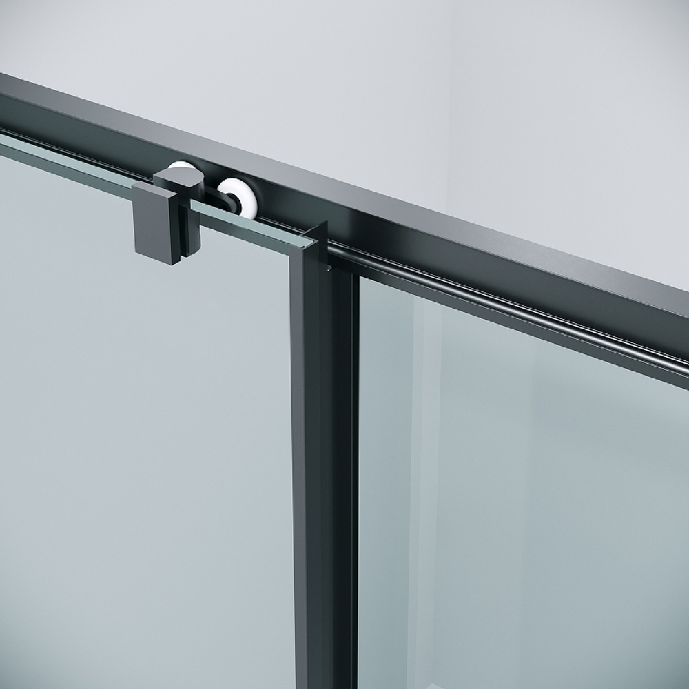 Душевой уголок Grossman Cosmo 110х90 120.K33.02.1190.21.00 профиль Черный матовый стекло прозрачное