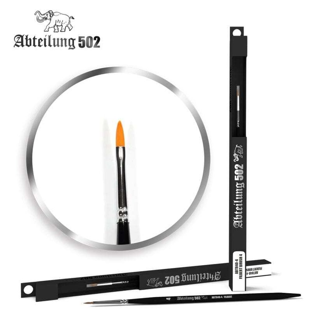 Кисть AK Interactive Filbert Brush 4