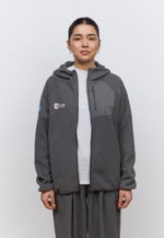 Флисовая кофта на замке ARGYMAQ EXPLORER GREY