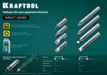 KRAFTOOL 36 мм, 4 шт, набор бит для ударной отвертки (25551)
