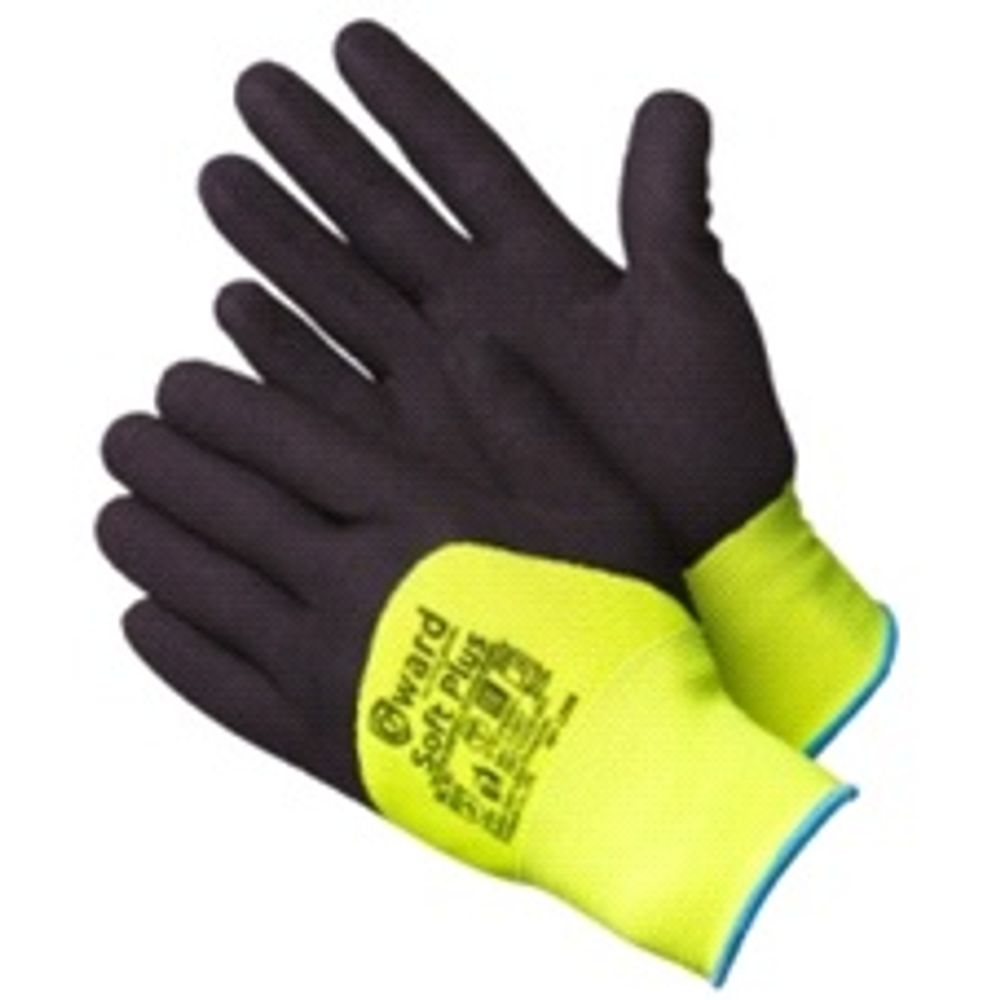 Перчатки нейлон. Облив вспенен.латекс 3/4 ладони /раз.10(XL) Gward Soft Plus
