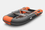 Надувная лодка GLADIATOR B420 оранжево-темносерый (СПБ)