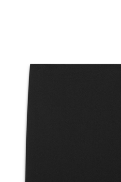 Massimo Dutti Эластичная юбка миди - Limited Edition, черный меланж