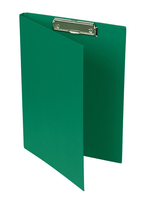 Папка-планшет PVC с крышкой мет. прижим A4, 25 шт, зеленый EC18823, Expert Complete
