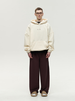 Drawstring Hoodie Cream