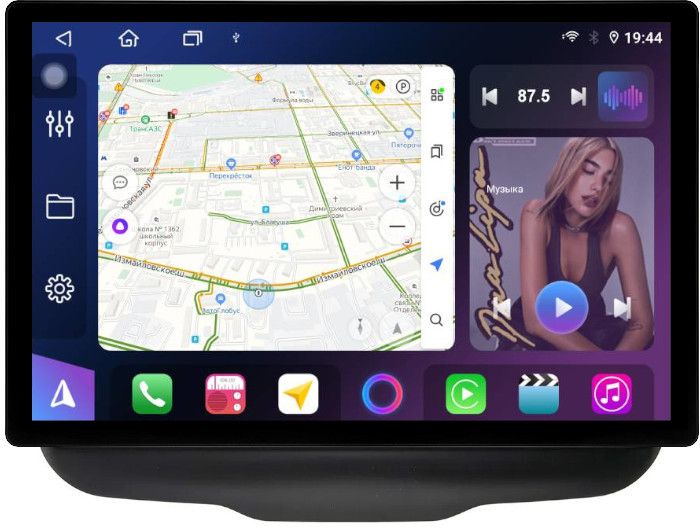 Магнитола для Jeep Renegade 2014-2021 - FarCar GX877 монитор 13" 2K QLED на Android 13, Быстрая, CarPlay, 4G SIM-слот