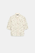 РУБАШКА С ВЫШИВКОЙ И БИСЕРОМ — ZARA