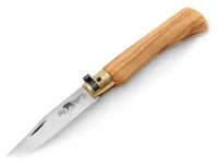 Нож складной Old Bear Classical Olive M, сталь 420, Satin, оливковое дерево
