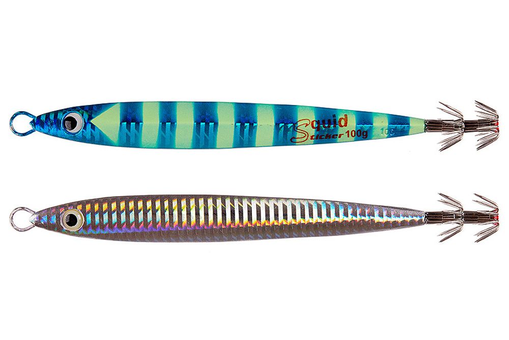Кальмарница ASARI Squid Sticker 125гр #03 Blue-Lumo