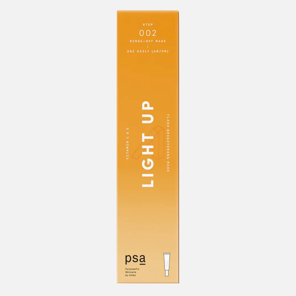 ПИЭСЭЙ Осветляющая флэш-маска с витаминами С и Е / PSA LIGHT UP Vitamin C & E Flash Brightening Mask, 50 мл