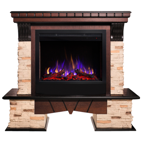 Каминокомплект Real Flame Rockland 25/25,5 AO с очагом Saphir 25,5