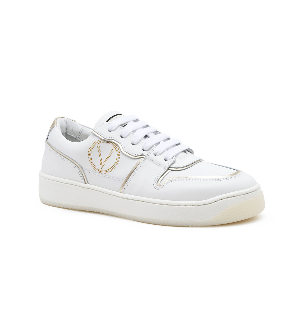 Кожаные кроссовки Valentino - белый(91E0801LAM)